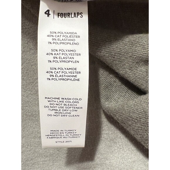 4Laps FourLaps Shorts Women’s Aero Seamless Short 5" Grey Heather M/L  NWT - Picture 6 of 6